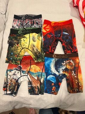 ethika size M Kids Boxer Briefs lot 5